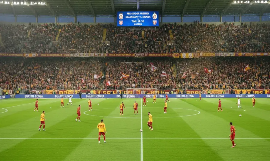 Galatasaray’ın Avusturya Kampında Kritik Monza Karşılaşması