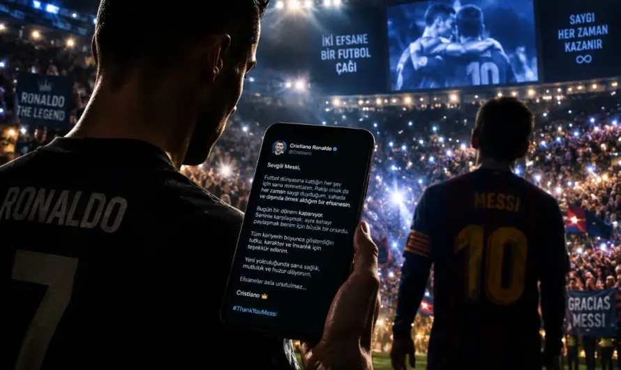 Futbolda Bir Çağın Sonu: Messi’nin Vedası ve Ronaldo’nun Saygı Duruşu